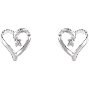 Diamond Fashion, Earrings, Diamond Earrings, Studs, 14K White