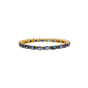 Sleek and Stylish Kara studded with Sapphire in 22k gold