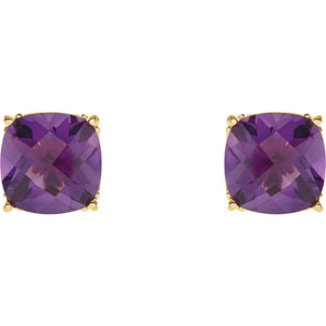 Genuine Amethyst Earrings