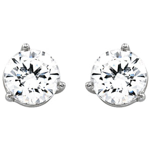 Gemstone Fashion, Earrings, Gemstone Earrings, Studs, 14K White