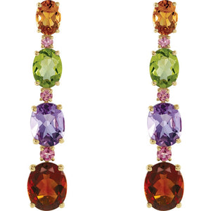 Multi-Gemstone Earrings