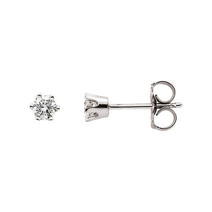 Diamond Fashion, Earrings, Diamond Earrings, Studs, 14K White