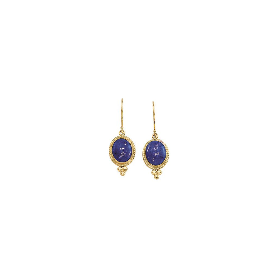 Gemstone Fashion, Earrings, Gemstone Earrings, Cabochon, 14K Yellow