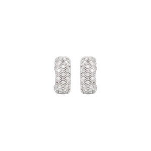 Geometric Diamond Earrings