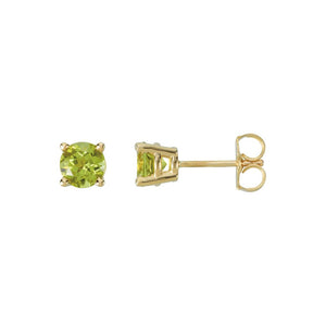 Gemstone Fashion, Earrings, Gemstone Earrings, Studs, 14K Yellow