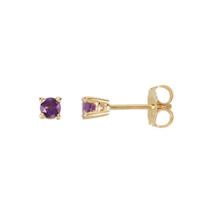 Gemstone Fashion, Earrings, Gemstone Earrings, Studs, 14K Yellow