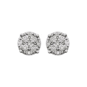 Diamond Fashion, Earrings, Diamond Earrings, Studs, 14K White