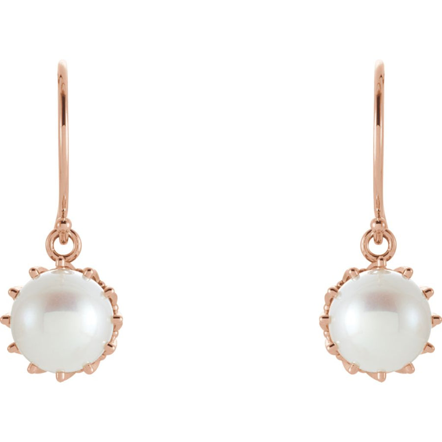 Gemstone Fashion, Earrings, Gemstone Earrings, Drops/Dangles, 14K Rose Gold