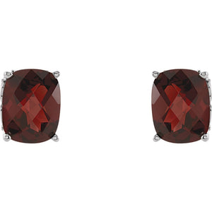Genuine Mozambique Garnet Earrings