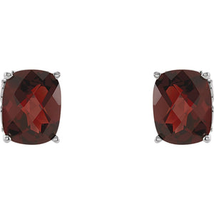 Genuine Mozambique Garnet Earrings