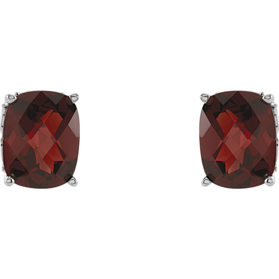 Gemstone Fashion, Earrings, Gemstone Earrings, Studs, 14K White