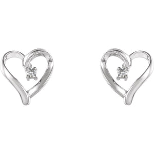 Diamond Fashion, Earrings, Diamond Earrings, Studs, 14K White