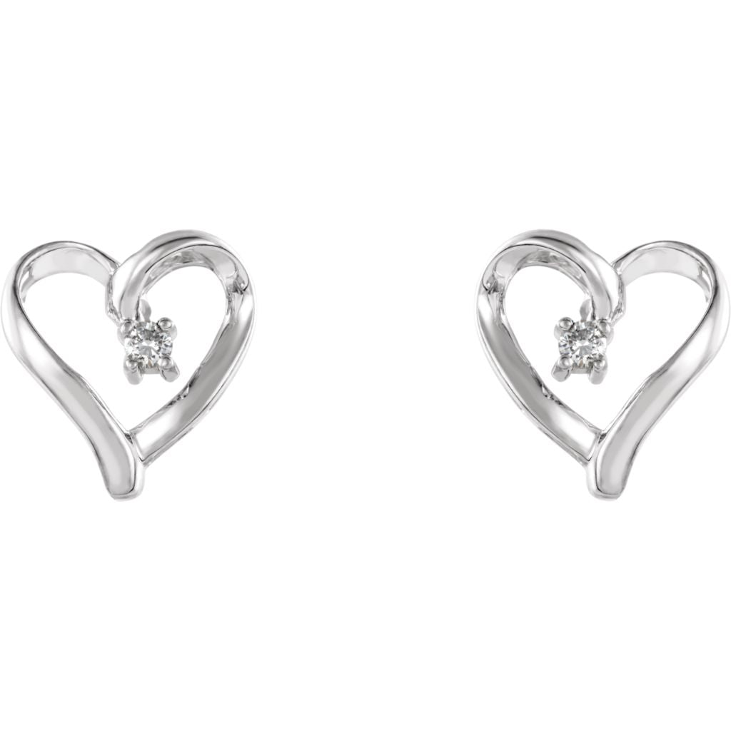 Diamond Fashion, Earrings, Diamond Earrings, Studs, 14K White