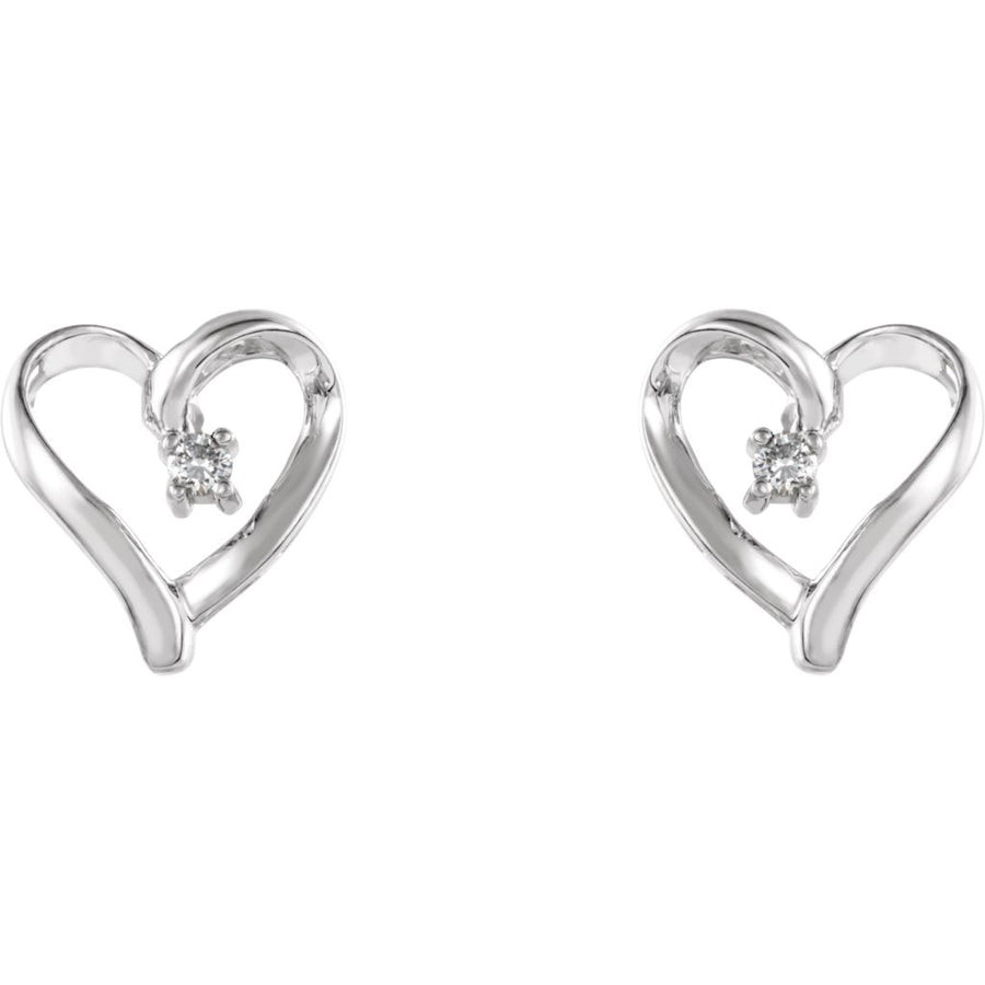 Diamond Fashion, Earrings, Diamond Earrings, Studs, 14K White