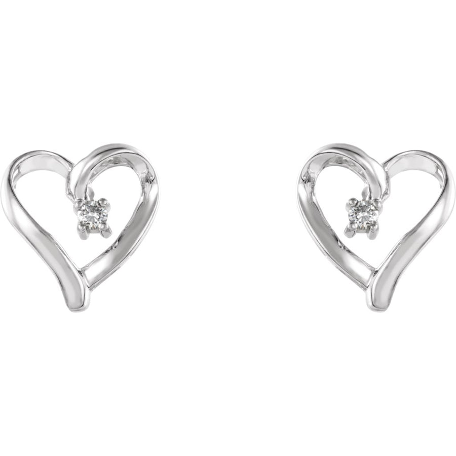 Diamond Fashion, Earrings, Diamond Earrings, Studs, 14K White