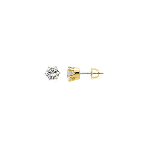 Gemstone Fashion, Earrings, Gemstone Earrings, Studs, 14K Yellow