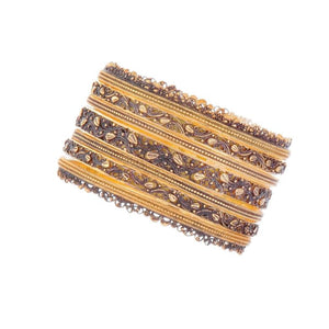 7-Piece Bangles set in Dark Polish in 22k gold
