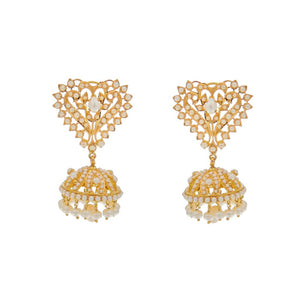 Timeless Basra Pearls Juhumkas made in 22k gold