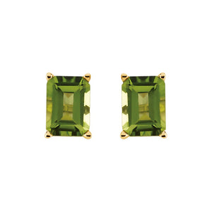 Gemstone Fashion, Earrings, Gemstone Earrings, Studs, 14K Yellow