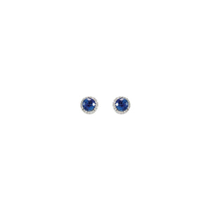 Gemstone Fashion, Earrings, Gemstone Earrings, Studs, 14K X1 White