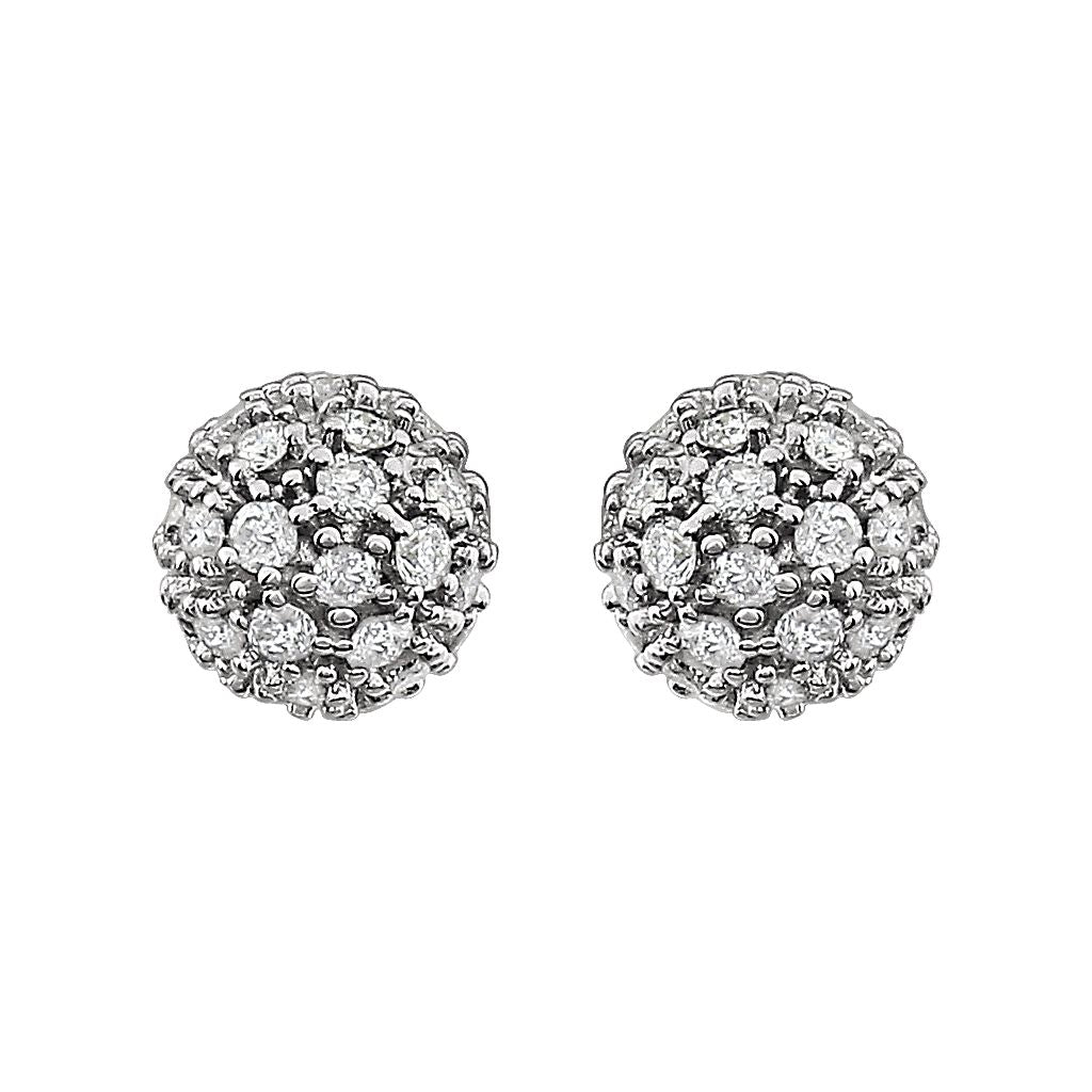 Diamond Fashion, Earrings, Diamond Earrings, Studs, 14K White Gold