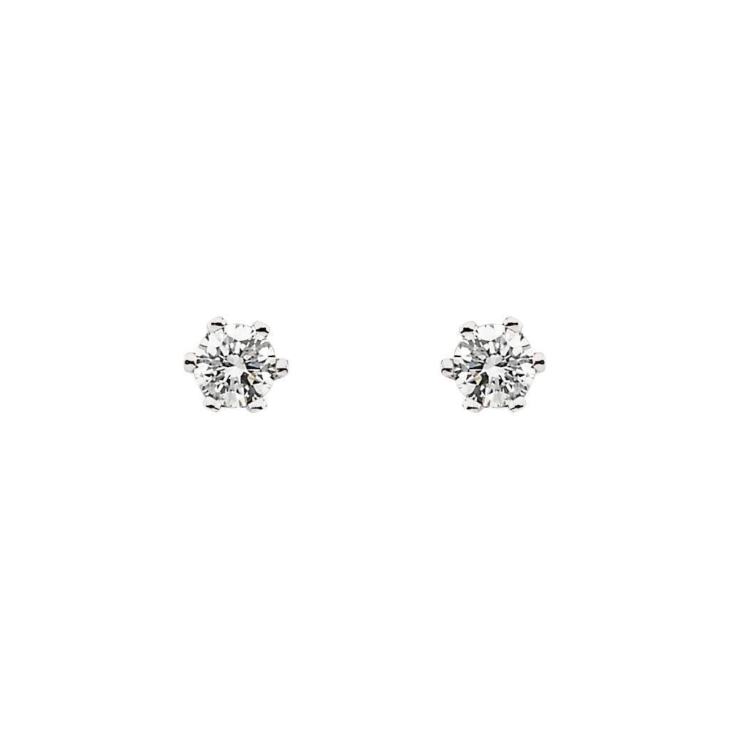 Diamond Fashion, Earrings, Diamond Earrings, Studs, 14K White