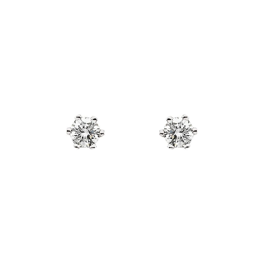 Diamond Fashion, Earrings, Diamond Earrings, Studs, 14K White